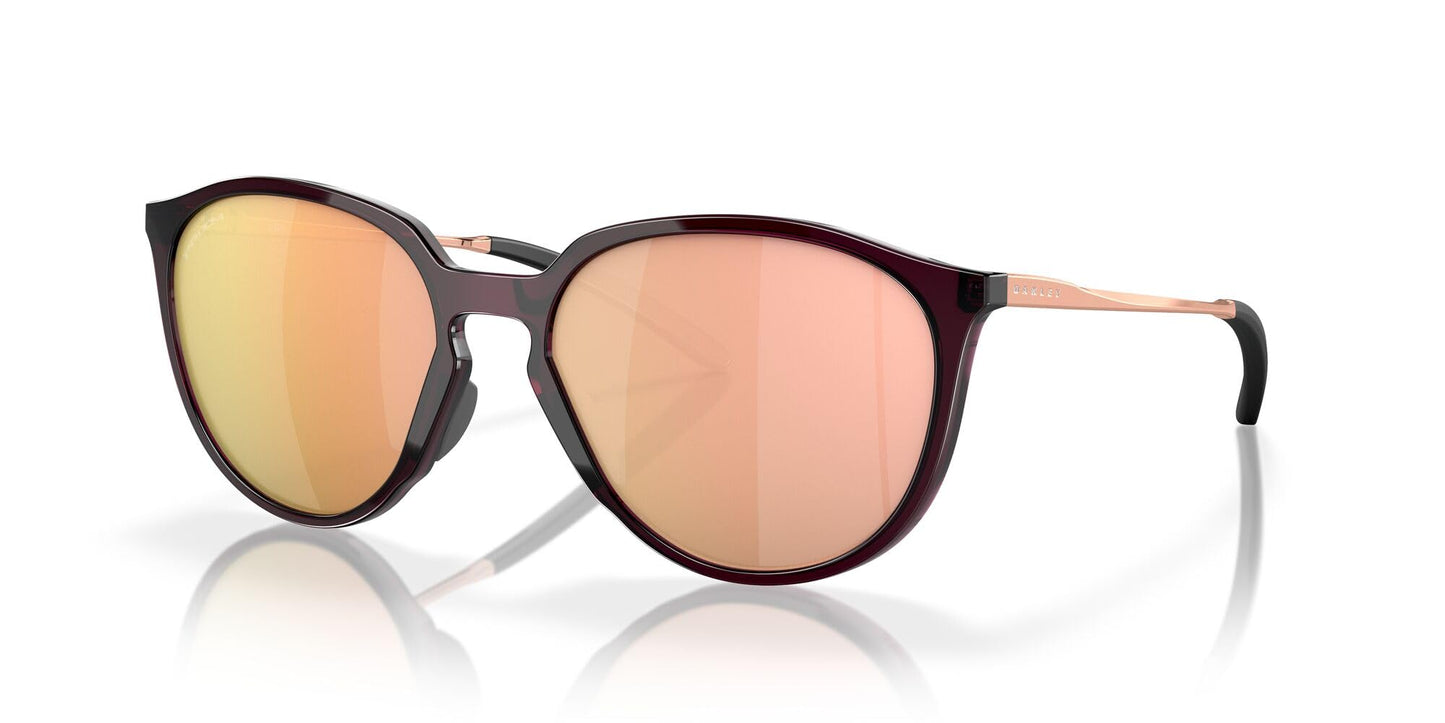 Oakley OO9288 Sielo Sunglasses, Crystal Raspberry/Prizm Rose Gold, 57 mm