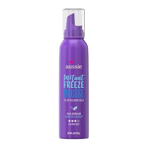 Aussie Mousse Instant Freeze Sculpting 6 Ounce (177ml) (6 Pack)