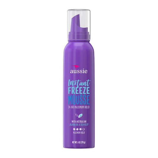 Aussie Mousse Instant Freeze Sculpting 6 Ounce (177ml) (6 Pack)