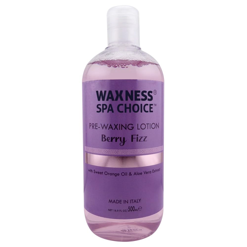 Waxness Spa Choice Pre-Waxing Lotion Berry Fizz 16.9 fl oz / 500 ml Beauty and Personal Care Waxness
