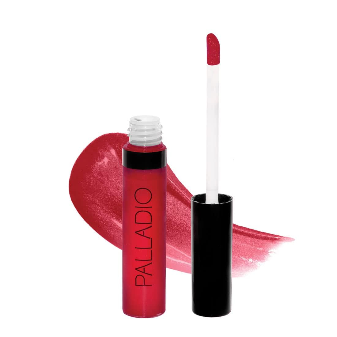 Palladio Lip Gloss, Non-Sticky Lip Gloss, Contains Vitamin E and Aloe, Offers Intense Color and Moisturization, Minimizes Lip Wrinkles, Softens Lips