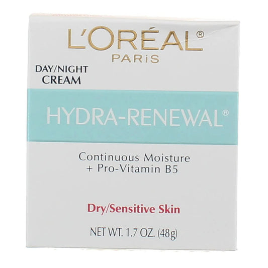 L’Oreal ParisDermo-Expertise Hydra-Renewal Continuous Moisture Cream Dry/Sensitive Skin 1.70 oz (Pack of 4)