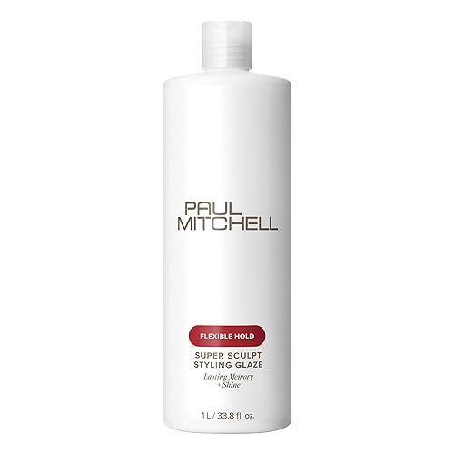 Paul Mitchell Super Sculpt Styling Glaze, Flexible Hold, Lasting Memory + Shine, For All Hair Types, 33.8 fl oz
