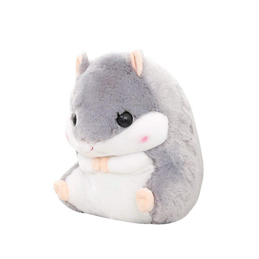 Roexboz Cushion Blanket Cute Hamster Plush Pillow with Blanket, 2 in 1 Cozy Blanket for Sofa Office Chair