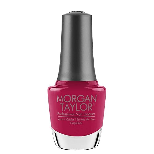 Morgan Taylor Nail Lacquer (Gossip Girl) Red Professional Lacquer, Vibrant, Chip-Resistant, Fast-Drying, Long-Lasting, High-Shine, Perfect Beauty & Personal Care Morgan Taylor