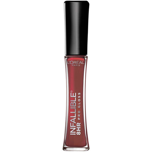 L’Oreal Paris Makeup Infallible 8 Hour Hydrating Lip Gloss, Cherry Flash, 0.21 Fl Oz Beauty & Personal Care L'Oreal Paris