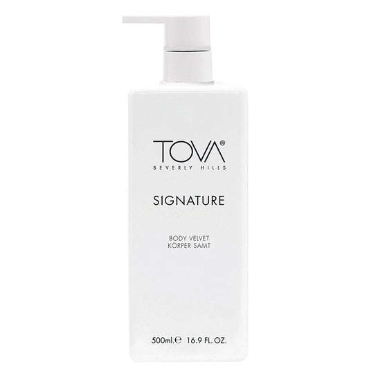Tova Signature Body Velvet Lotion with Pump - Nourishing Shea Butter Body Lotion for Women, Hydrating & Moisturizing - USA-Made & Cruelty-Free - 16.9