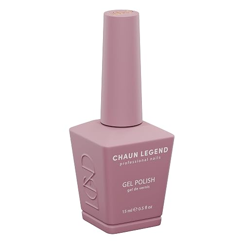 Chaun Legend UV Gel Nail Polish, 0.5 Ounce Long Lasting Salon Quality, Bubble Free Professional Manicures, Quick Dry High Shine, Sugar Pie LG5023 Beauty & Personal Care Chaun Legend Professional Nails