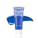 Blue Face Body Paint,Water-based Cream Painting,Blendable Face paint for Halloween Avatar Smurf Mystique Cosplay, Costume, Parties, Stage, Theater