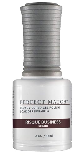 LeChat Perfect Match Gel Polish, Risque Business, 0.5 Ounce (PMS184) Beauty & Personal Care LECHAT