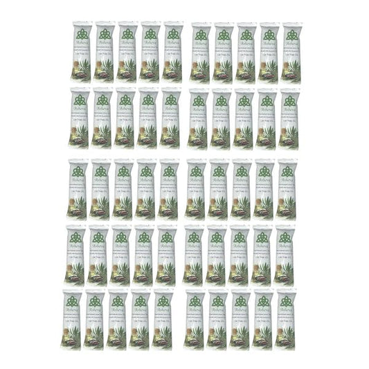 Asheva 8" x 9" Individually Wrapped Oshibori Disposable Towels - Luxurious Moist Cotton Hot/Cold Refreshment Towel - Lavender, Lemon, or Tea Tree