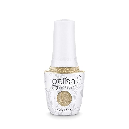 Gelish TPO-Free Soak-Off Gel Nail Polish: Give Me Gold, 15mL Beauty & Personal Care Gelish
