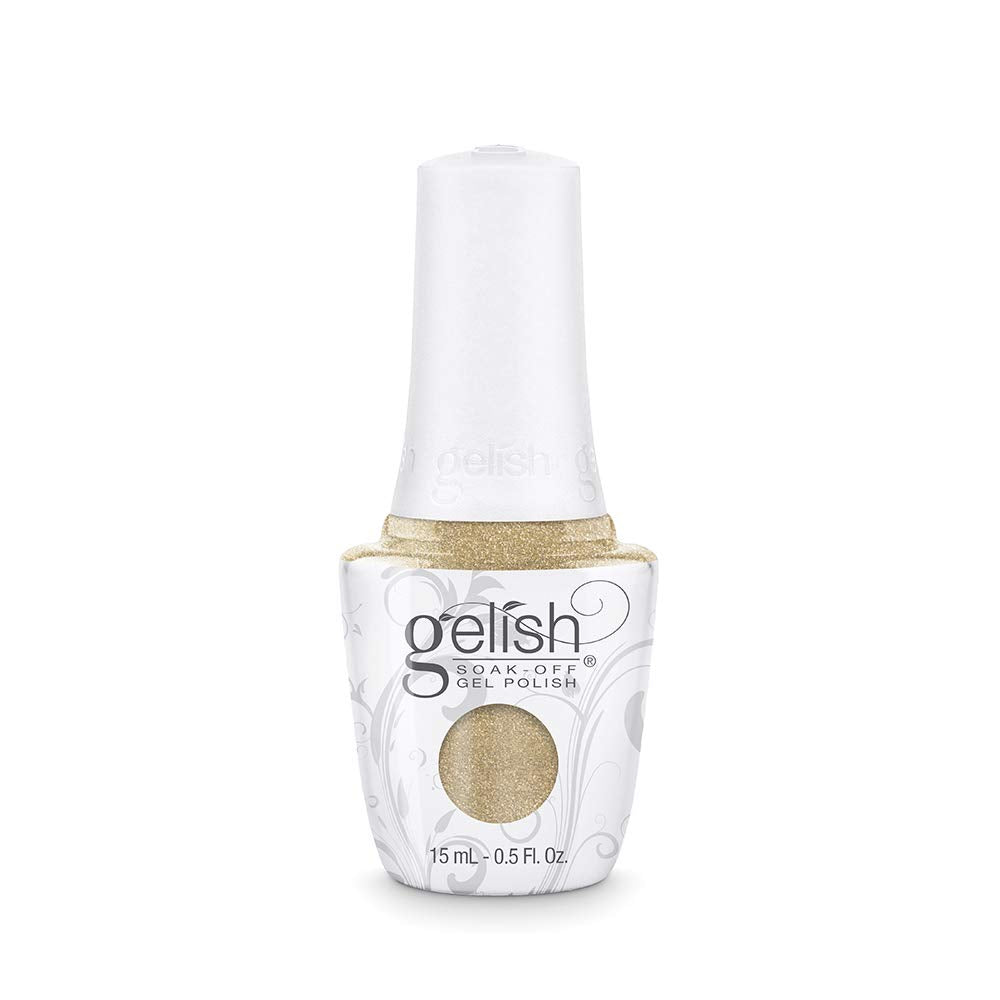 Gelish TPO-Free Soak-Off Gel Nail Polish: Give Me Gold, 15mL Beauty & Personal Care Gelish