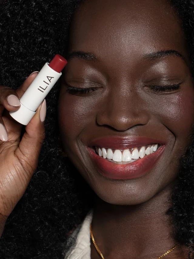ILIA - Balmy Tint Hydrating Lip Balm | Buildable Lip Color + Soft Shine | Nourish + Moisturize with Shea Butter & Rosehip Seed Oil | Vegan, Clean