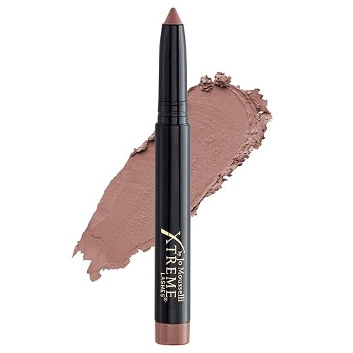 Xtreme Lashes Glideshadow Long Lasting Eyeshadow Stick, Sienna, Matte Finish, Lightweight Cream to Powder Makeup, No Fallout, Lash Extension Safe