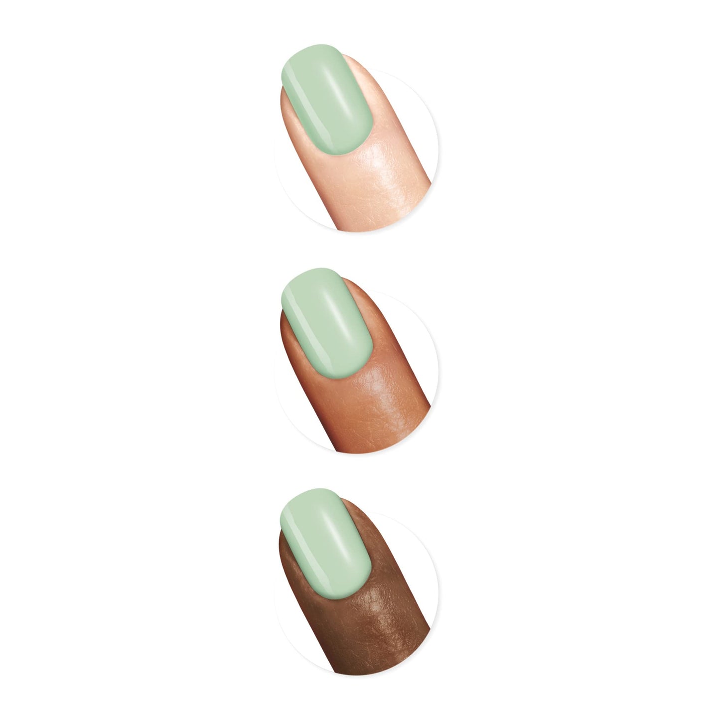Sally Hansen Good. Kind. Pure. Nail Polish | Plant-Based, Vegan, 16-Free Formula | Opaque, Shiny | 375 Mint Refresh | Soft Mint Nail Color Beauty & Personal Care Sally Hansen