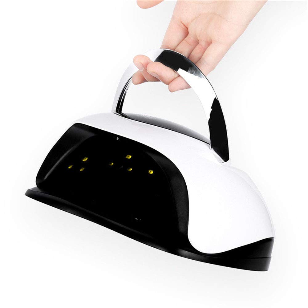 HYUWANGYU LED Nail Light Induction Smart Nail Machine Quick-Drying LED Phototherapy Machine Nail UV Baking Lamp 120W Nail Lamp Suitable for Home Or Beauty & Personal Care HYUWANGYU