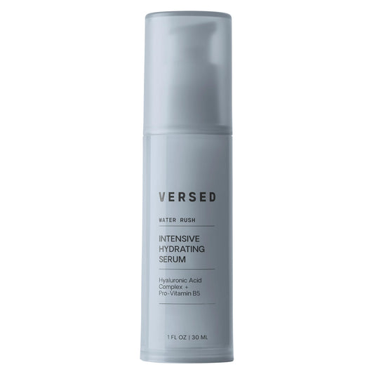 Versed Water Rush Intensive Hydrating Serum - Hyaluronic Acid Serums for Face with Vitamin B5 - Lightweight Face Serum for Dry Skin - Sensitive