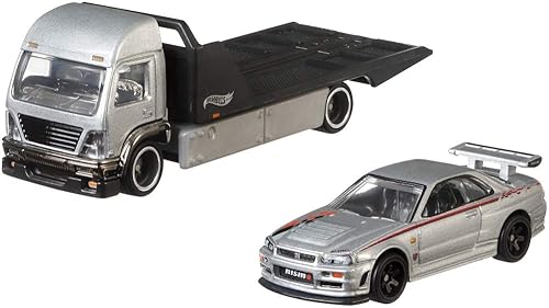 Hot Wheels Team Transport Nissan Skyliine GT-R (BNR-34) Aero Lift Vehicle