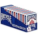 Bicycle Standard Rider Back Playing Cards, Poker Size, 12 Pack, Classic Decks of Cards for Poker, Blackjack, Casino Games & Family Game Night