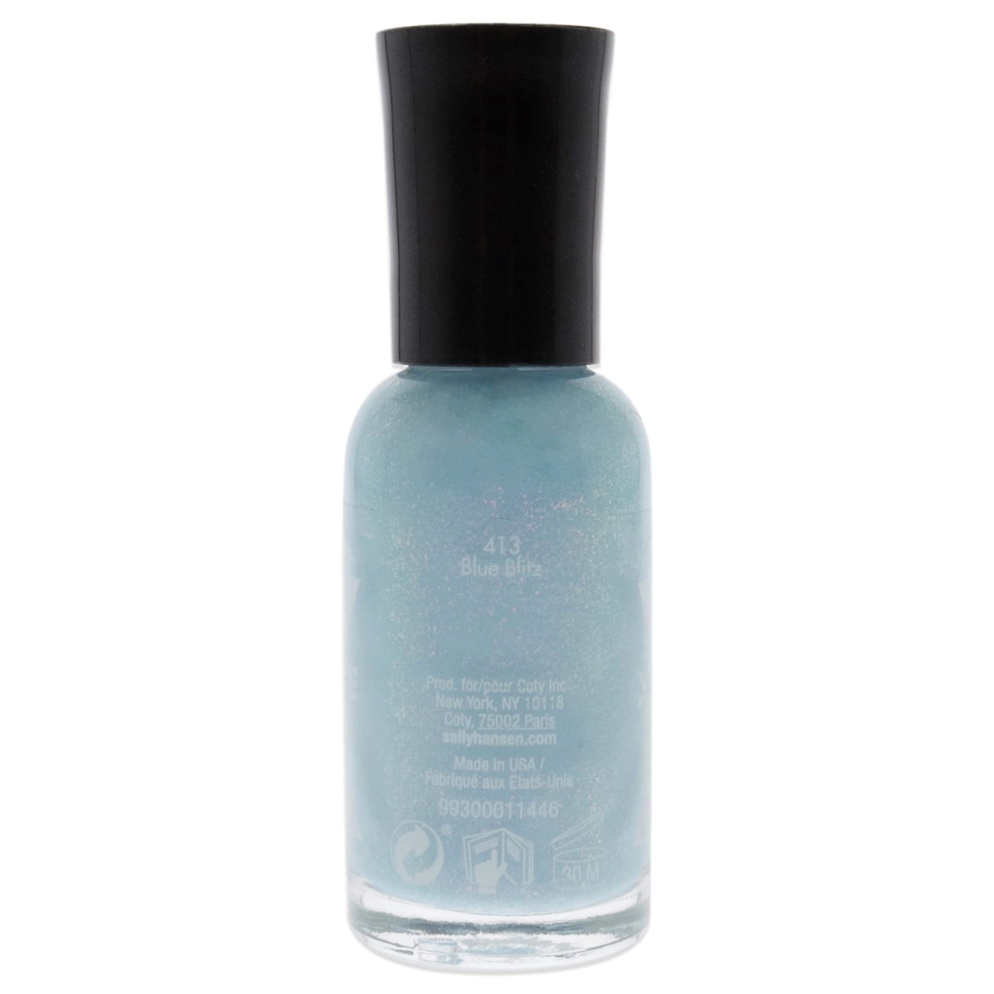 Sally Hansen Xtreme Wear Nail Color - 413 Blue Blitz Nail Polish Women 0.4 oz