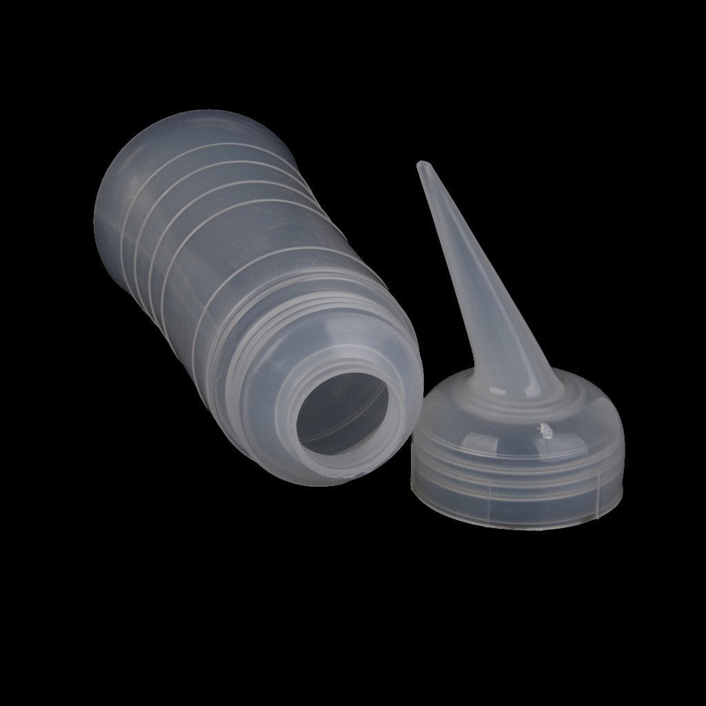 Inzopo 120ml Salon Hair Color Applicator Bottle Hairdressing Measuring Tool