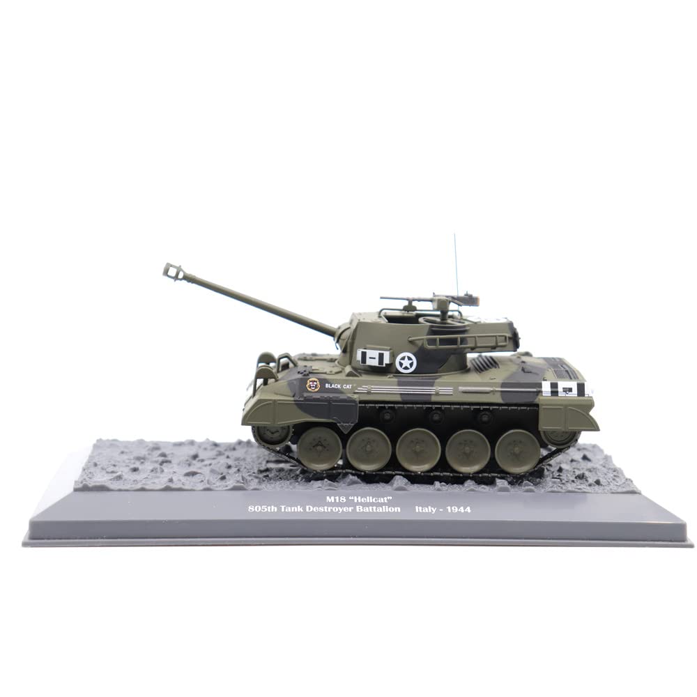 M18 Hellcat Tank Destroyer - Black Cat, 805th Tank Destroyer Battalion, Italy, 1944 (1:43 Scale)