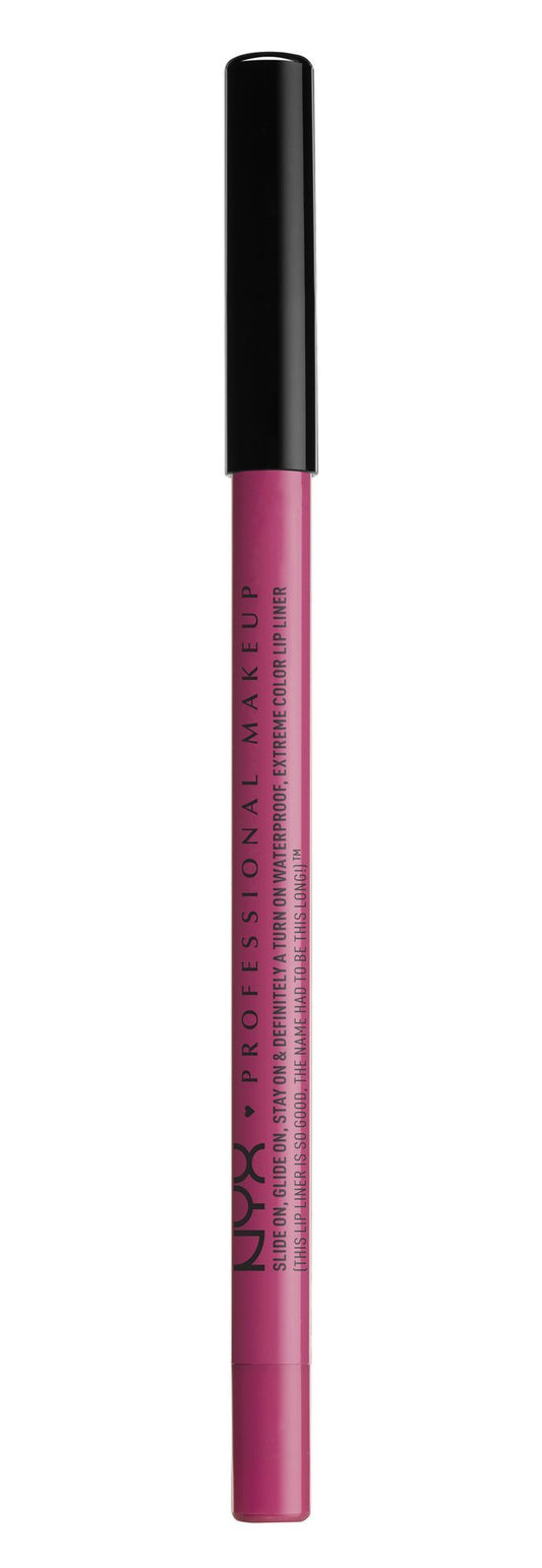 NYX PROFESSIONAL MAKEUP Slide On Lip Pencil, Lip Liner - Fluorescent (Magenta With Blue Undertone)