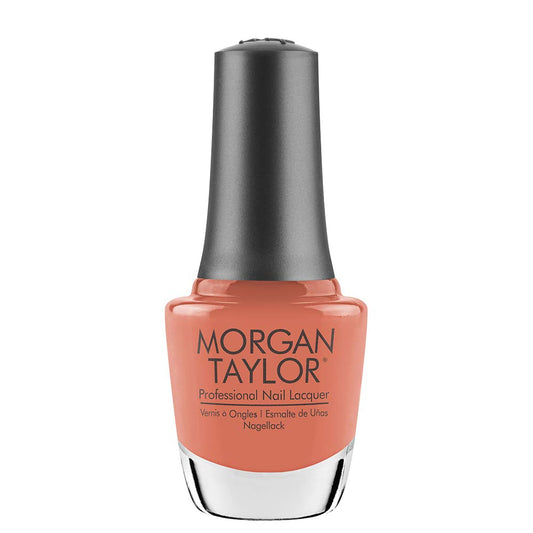 Morgan Taylor Nail Lacquer (Perfect Landing) Coral Professional Lacquer, Vibrant, Chip-Resistant, Fast-Drying, Long-Lasting, High-Shine, Perfect