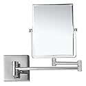 Glimmer Nameeks AR7721-CR-3x Wall Mounted Makeup Mirror, 5" L x 6.3" W