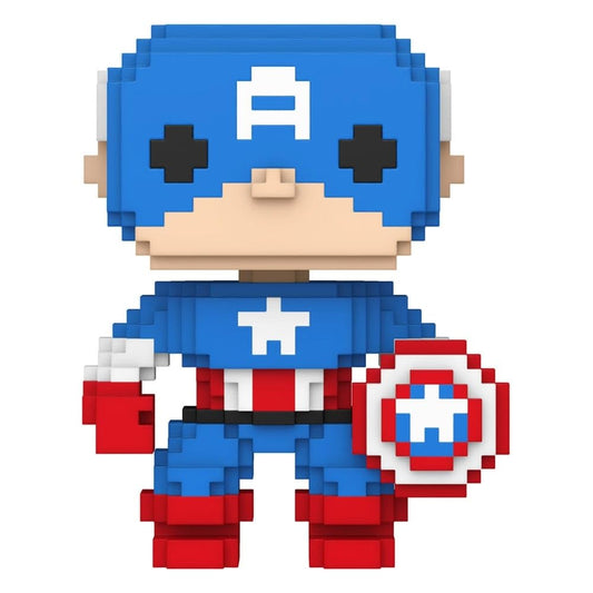Funko Pop! Marvel: 8-Bit - Captain America - Marvel Comics - Collectible Vinyl Figure - Gift Idea - Official Products - Toys for Kids and Adults…