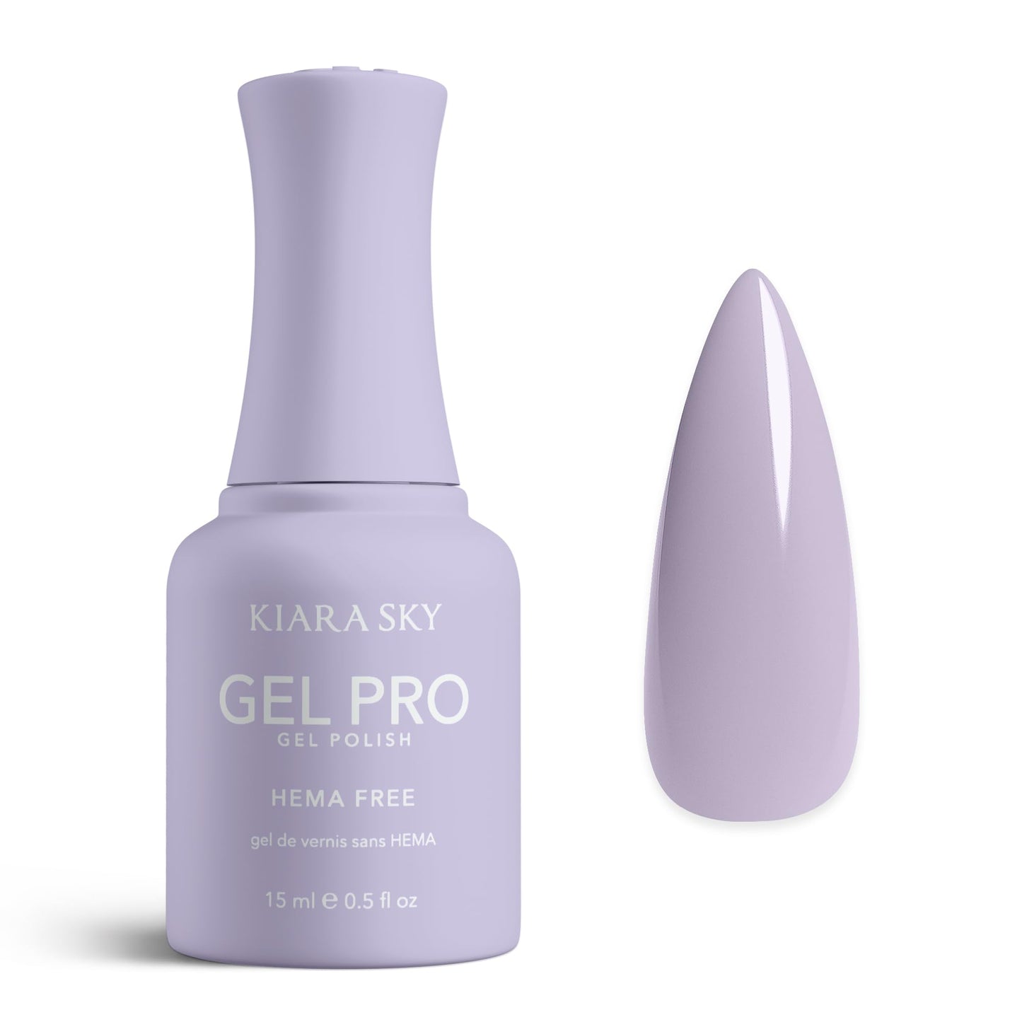 KIARA SKY Gel Pro HEMA-Free Gel Nail Polish | Full Coverage, 28+ Day Wear, Self-Leveling, UV/LED Soak-Off, 0.5 fl oz | Manifest It #053 Beauty & Personal Care KIARA SKY