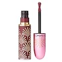 MAC Limited Edition Bubbles & Bows Collection Powder Kiss Liquid Lipcolour - Cheers Dears (Red Wine) - 0.17 fl oz / 5 mL