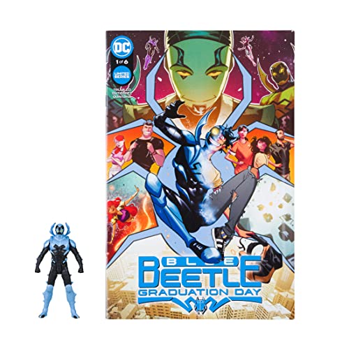 Mcfarlane Toys - DC Direct - Page Punchers - Blue Beetle 3"" Figure With Comic Book, 15808