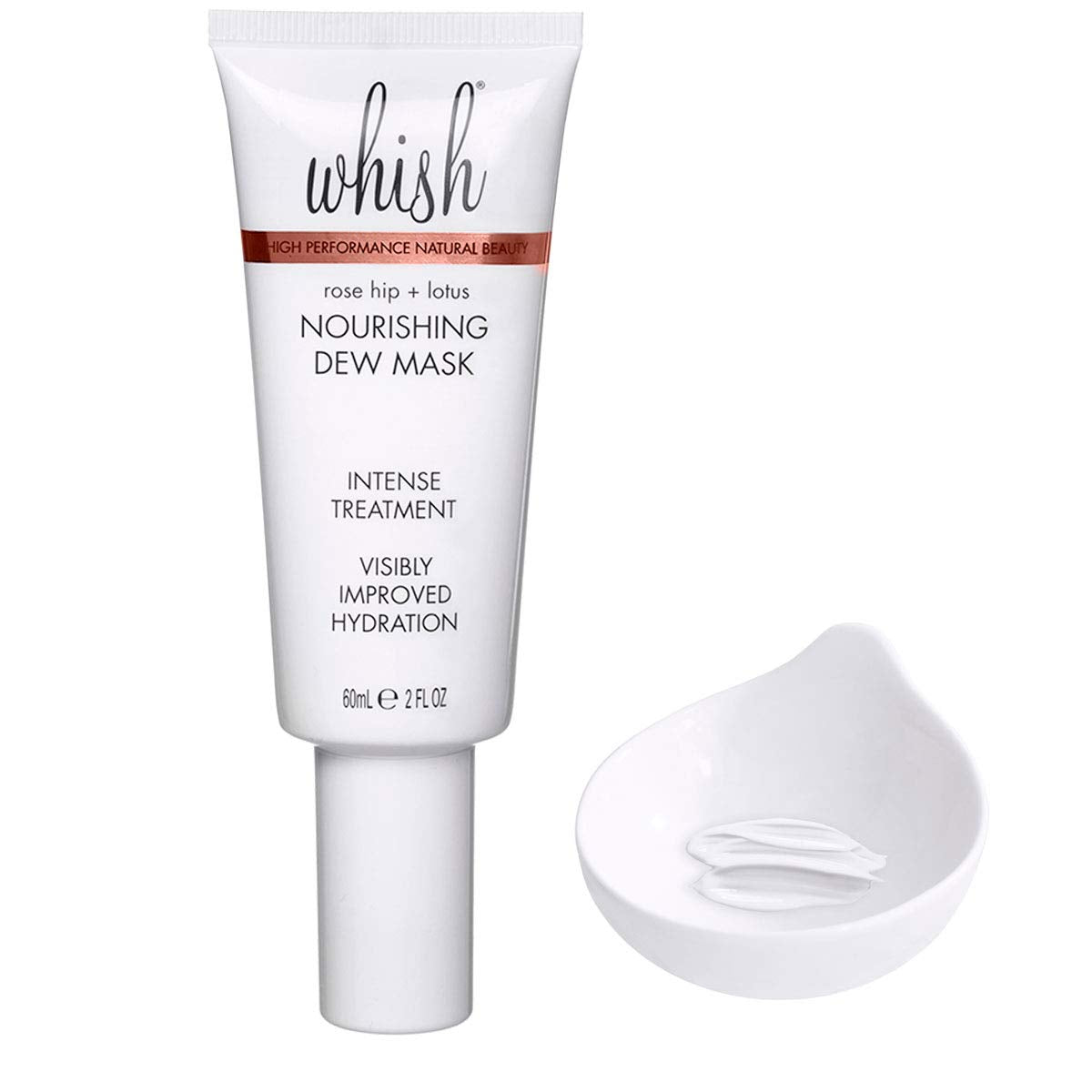 Whish Nourishing Dew Face Mask with Rose Hip Oil and Lotus Oil, Face Moisturizer, Anti Aging, Anti Inflammation, Improve Skin Hydration