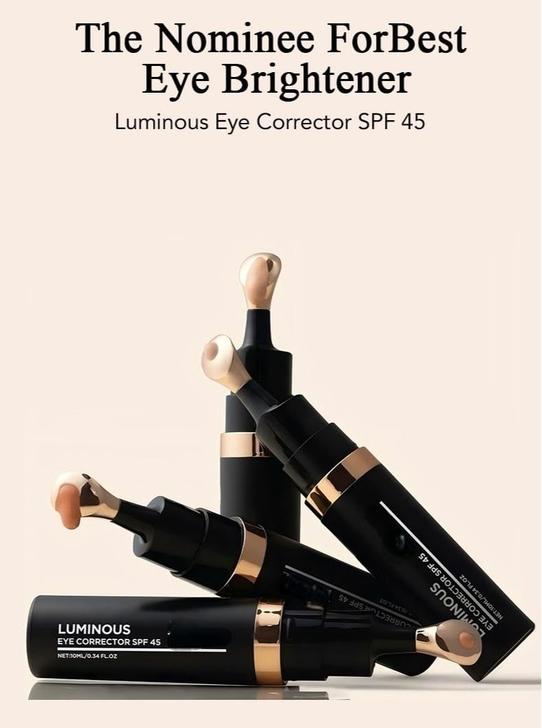 Absolutely Beautiful Under Eye Concealer - Brightens in Seconds, Crease-Proof & Lightweight, Half Pump for Both Eyes?10ml/0.34oz, Under Eye Coverage