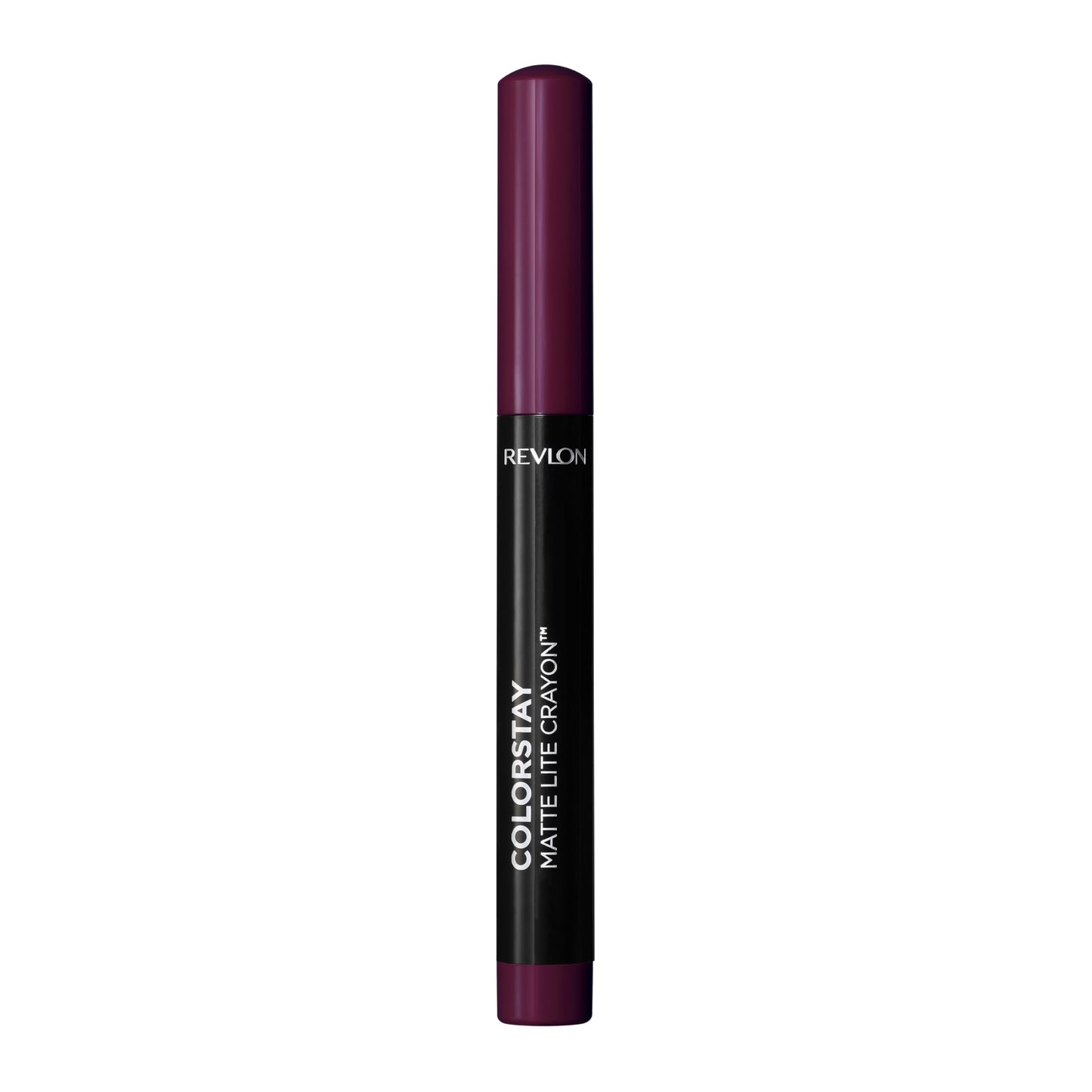 REVLON ColorStay Matte Lite Crayon Lipstick with Built-in Sharpener, Smudge-proof, Water-Resistant Non-Drying Lipcolor, 012 On Cloud Wine, 0.049 oz
