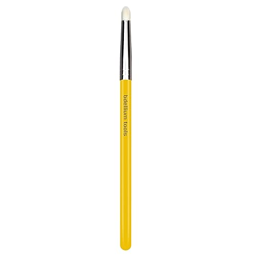 Bdellium Tools Professional Makeup Brush - Studio Series 780 Pencil - With Mix of Soft Synthetic & Natural Fibers, For Blending Eye Makeup (Yellow