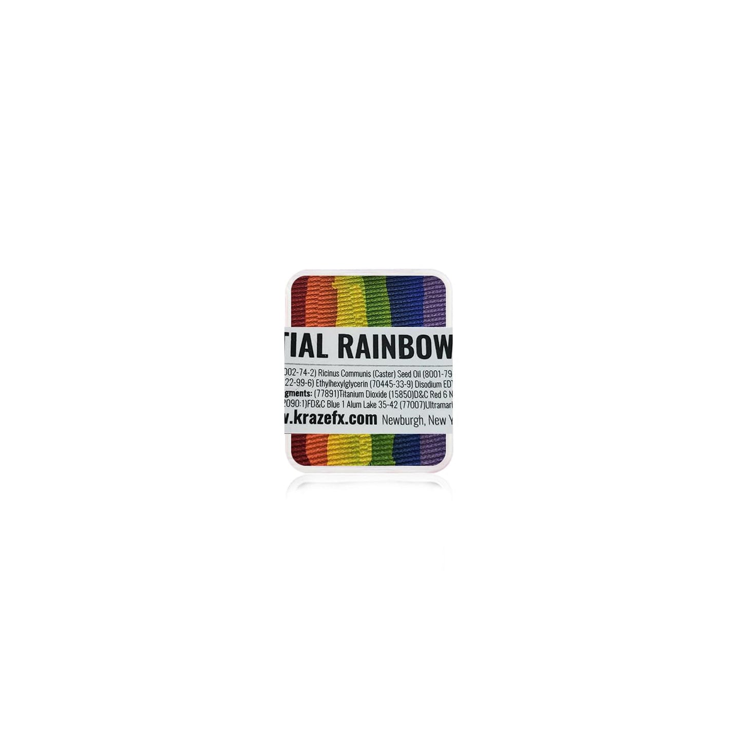Kraze FX Face Paint Palette Refill - Essential Rainbow (6 gm) - Hypoallergenic, Non-Toxic, Water Activated Professional Face & Body Painting Makeup