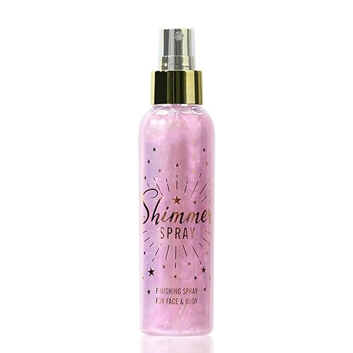 Glitter Spray for Hair and Body, Glitter Body Spray, Glitter Spray for Clothes, Quick-Drying Waterproofing Body Shimmer Suitable for Festival Rave