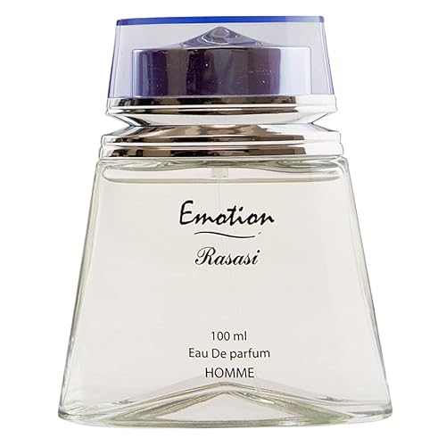 RASASI Emotion for Men EDP - Eau De Parfum 100 ML (3.4 oz) | Middle Eastern | Encaptures Fresh Notes or Bergamot & Orange Blossom in Opening, Floral