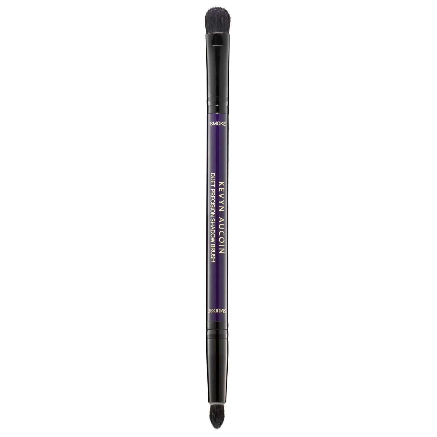 Kevyn Aucoin Duet Precision Shadow Brush: Dual-ended to fine tune your eye makeup & create effortless smoky eyes. Innovative small, round, dome-tipped