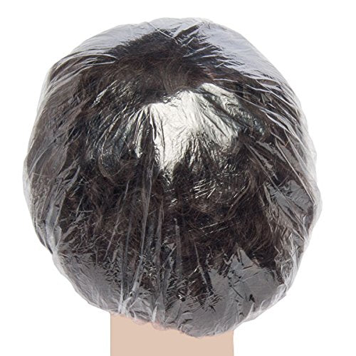 Diane Disposable Clear Processing Hair Caps, For Salons, DIY, Conditioning, Dyeing, Hair Treatments (100 Count (Pack of 1))