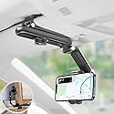 Neatblisser 360° Rotating Sun Visor Phone Holder for Car Multifunctional Sun Visor Cell Phone Holder for iPhone for Samsung for Android