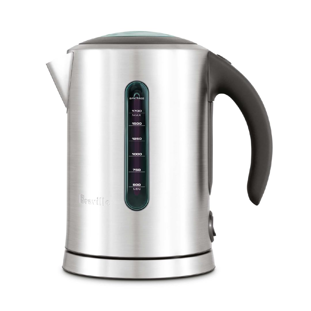 Breville BKE700BSS Soft Top Pure Hot Water Kettle, 7 Cup, Brushed Stainless Steel