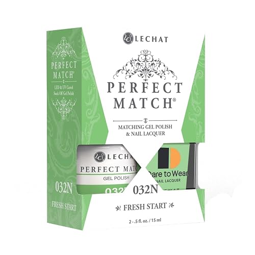 LeChat - Perfect Match - Matching Gel Polish & Nail Lacquer - Holocene Collection (Fresh Start) Beauty & Personal Care LECHAT