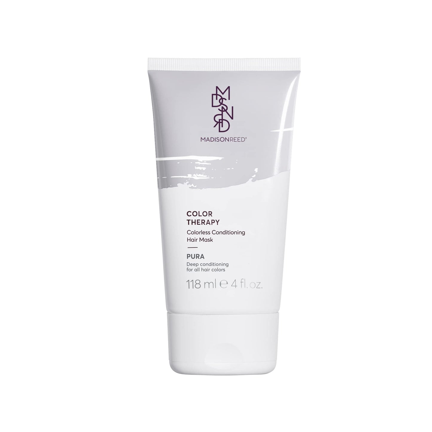 Madison Reed Color Therapy, Pura, Deep Conditioning Hair Mask & Restorative Treatment, Adds Intense Hydration, Keratin & Argan Oil, 4 Fl Oz (118 mL)