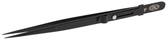 Allegro Diamond Tweezers, Stainless Steel, Black, Fine Point Locking, 6-1/2 Inches - TWZ-173.72 Beauty and Personal Care EUROTOOL