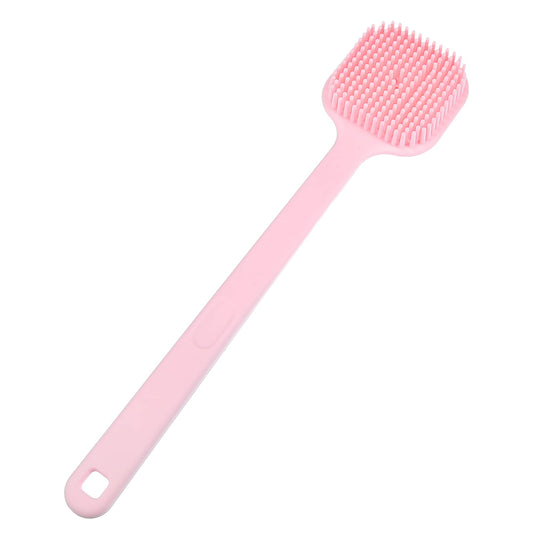 VOCOSTE Soft Silicone Bath Brush, Non-Slip Back Scrubber Shower with Long Handle for Men and Women, Pink Beauty and Personal Care VOCOSTE