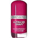 REVLON Ultra HD Snap Nail Color, Natural Rich Glossy Polish, 100% Vegan Formula, No Base or Top Coat Needed, 029 Berry Blissed, 0.27 fl oz